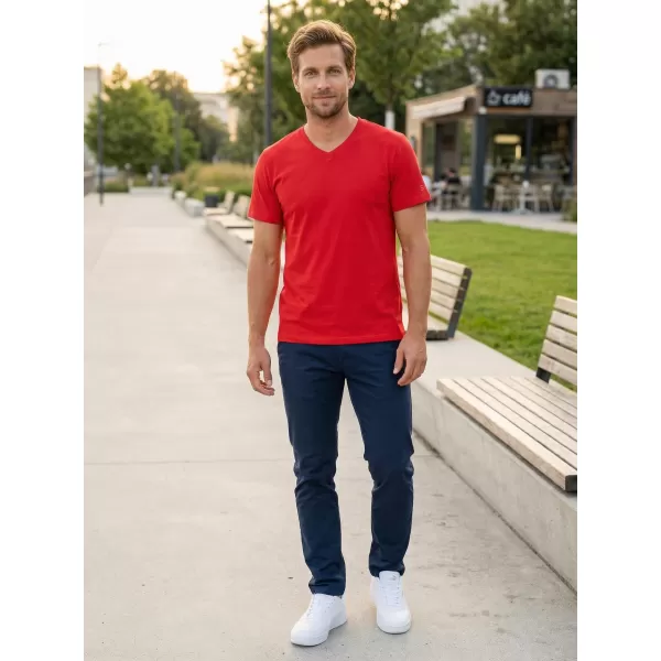  Tricou pentru bărbați cu mâneci scurte SAM 73 BLANE MT 807 ROŞU 