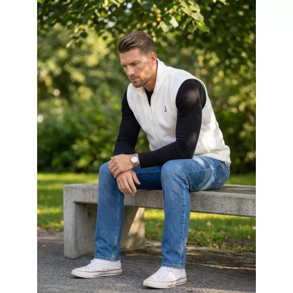  Vestă din lână pentru bărbați ALTISPORT ALM002518 ALB 