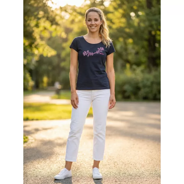  Tricou pentru femei ALTISPORT ALW128122 ALBASTRU MARIN 