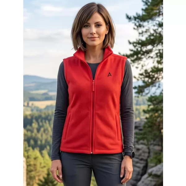  Vesta de dama fleece ALTISPORT ALW002518 ROȘU 