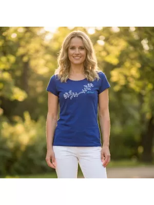 Tricou pentru femei ALTISPORT ALW128122 ALBASTRU REGAL