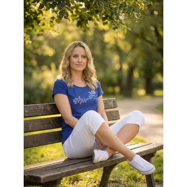  Tricou pentru femei ALTISPORT ALW128122 ALBASTRU REGAL 