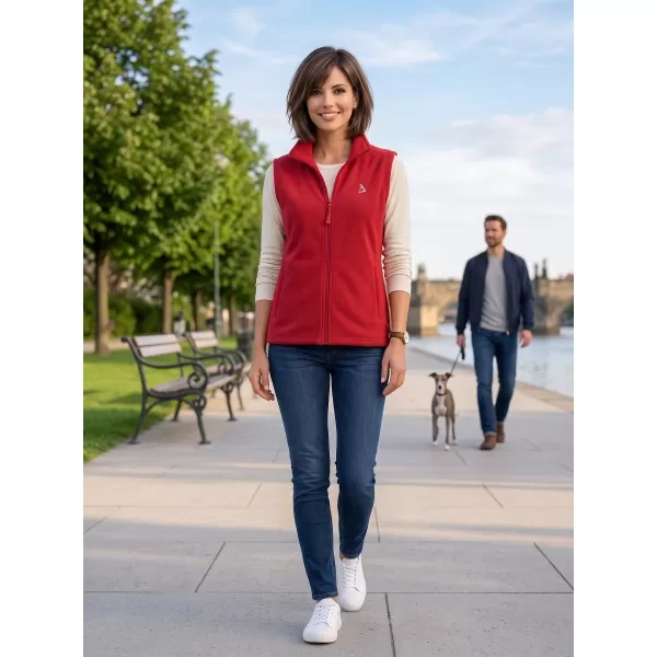  Vesta de dama fleece ALTISPORT ALW002518 BURGUNDIA 