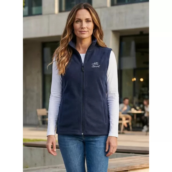  Vesta de dama fleece ALTISPORT ALW056518 ALBASTRU MARIN 