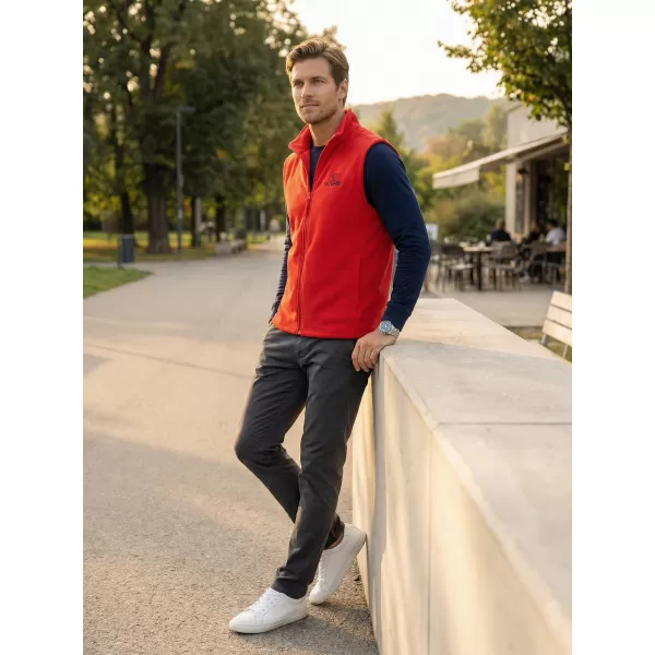  Vestă din lână pentru bărbați ALTISPORT ALM006518 ROȘU 
