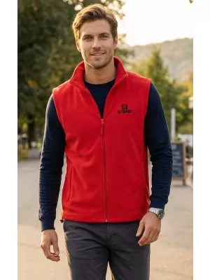 Vestă din lână pentru bărbați ALTISPORT ALM006518 ROȘU