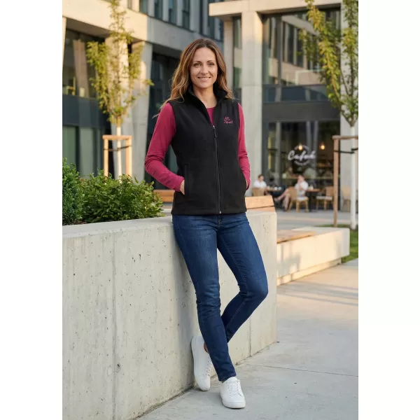  Vesta de dama fleece ALTISPORT ALW056518 NEGRU ROZ 