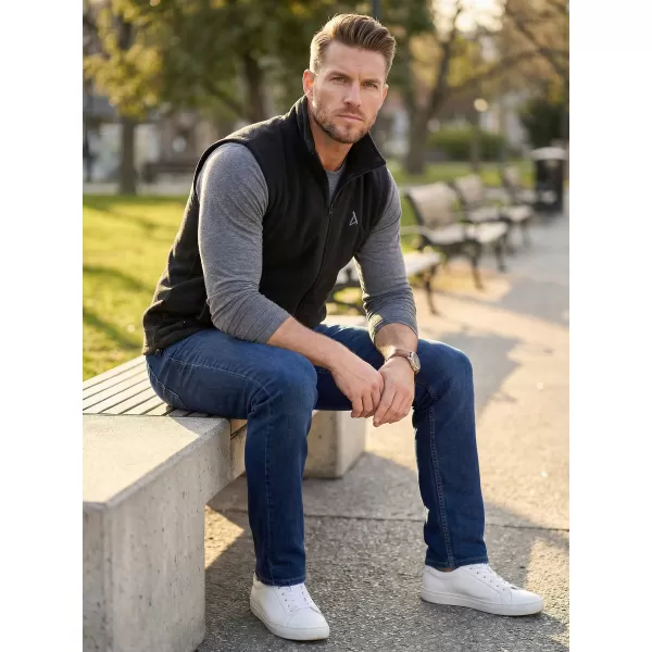  Vestă din lână pentru bărbați ALTISPORT ALM002518 NEGRU 