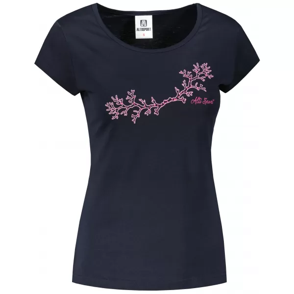  Tricou pentru femei ALTISPORT ALW128122 ALBASTRU MARIN 