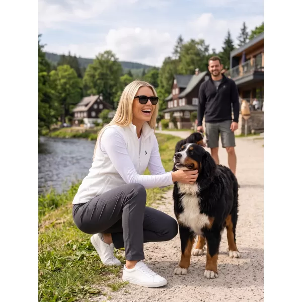  Vesta de dama fleece ALTISPORT ALW002518 ALB 