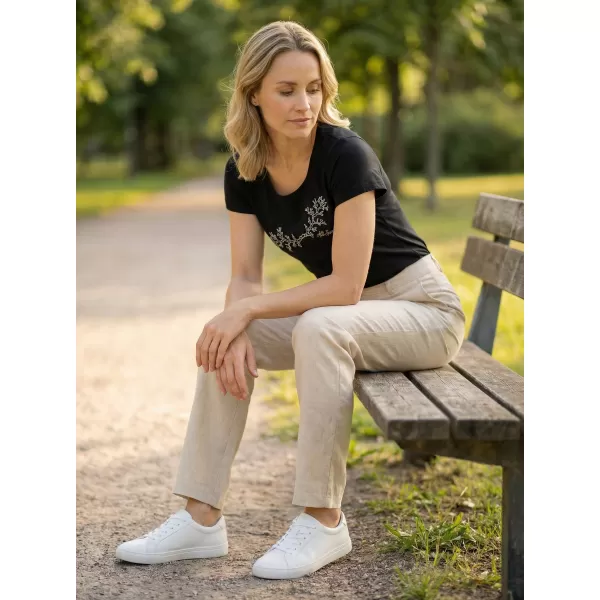  Tricou pentru femei ALTISPORT ALW128122 NEGRU SI AURIU 