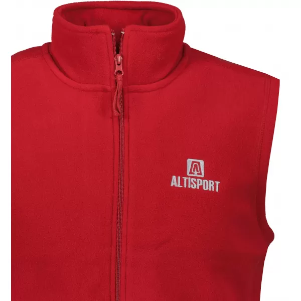  Vestă din lână pentru bărbați ALTISPORT ALM006518 BURGUNDIA 