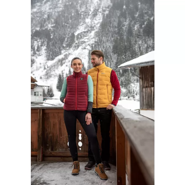  Vestă de iarnă NORDBLANC TRAMMEL NBWJL7547 BURGUNDIA 