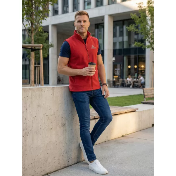  Vestă din lână pentru bărbați ALTISPORT ALM006518 BURGUNDIA 