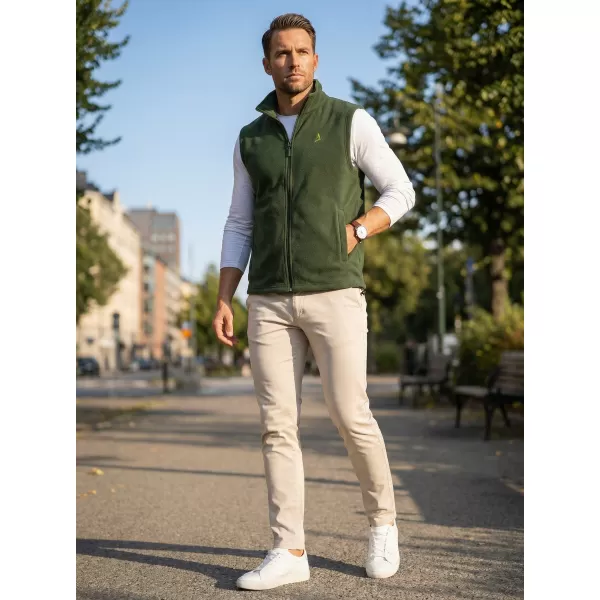  Vestă din lână pentru bărbați ALTISPORT ALM002518 STICLA VERDE 