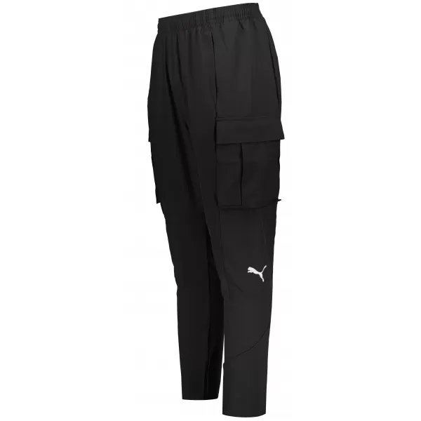  Pantaloni de trening pentru bărbați PUMA RUN WOVEN CARGO PANT M 520864-01 PUMA NEGRU 