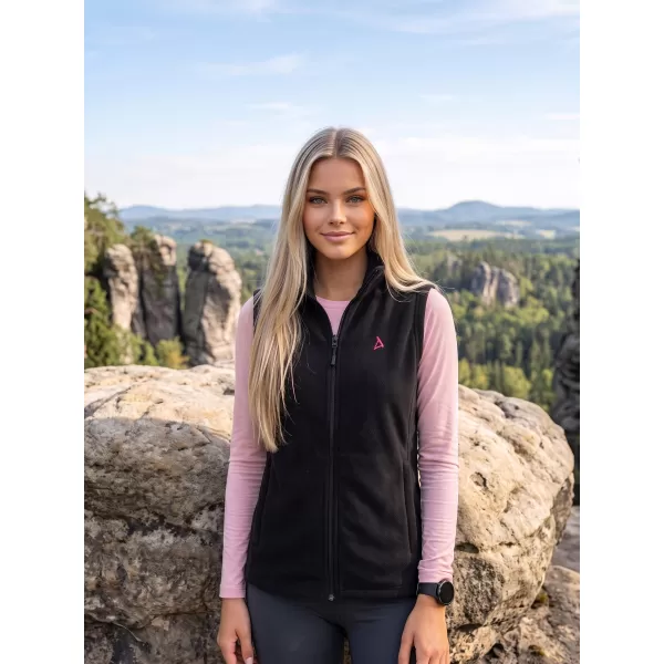  Vesta de dama fleece ALTISPORT ALW002518 NEGRU ROZ 