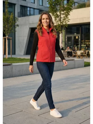 Vesta de dama fleece ALTISPORT ALW056518 ROȘU