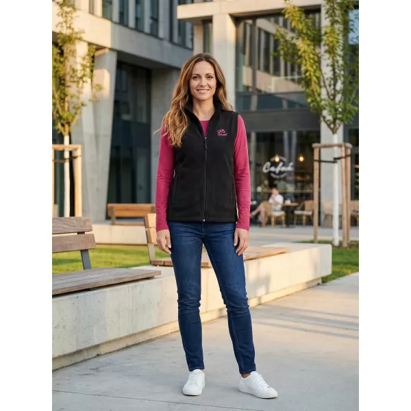  Vesta de dama fleece ALTISPORT ALW056518 NEGRU ROZ 
