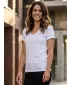 Tricou pentru femei cu mâneci scurte SAM 73 UNA WT 866 ALB