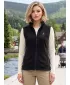 Vesta de dama fleece ALTISPORT ALW002518 NEGRU SI AURIU