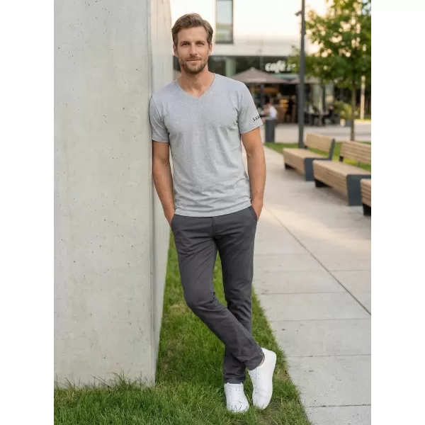  Tricou pentru bărbați cu mâneci scurte SAM 73 BLANE MT 807 GRI 