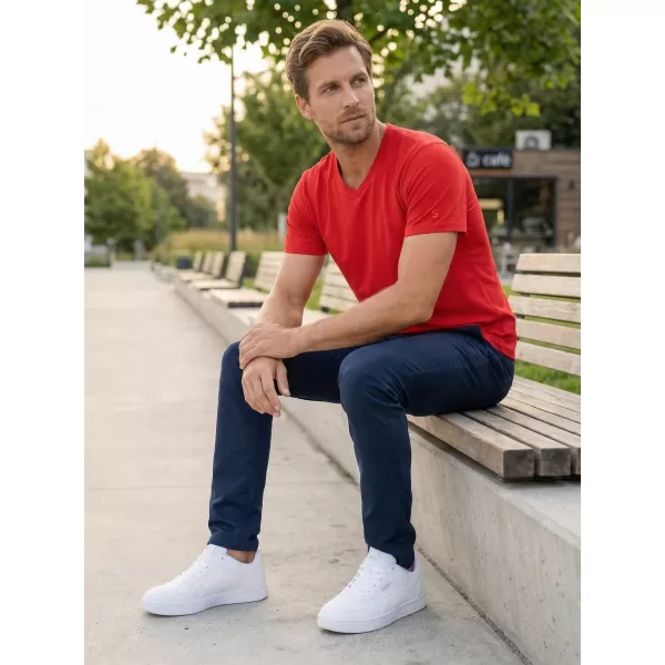  Tricou pentru bărbați cu mâneci scurte SAM 73 BLANE MT 807 ROŞU 