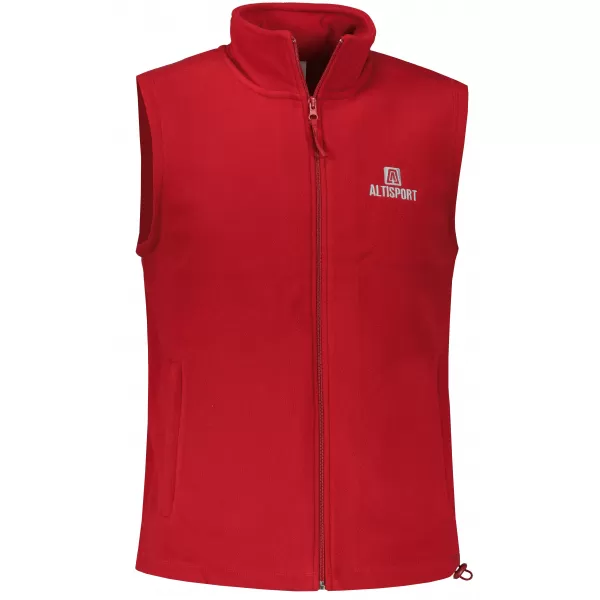  Vestă din lână pentru bărbați ALTISPORT ALM006518 BURGUNDIA 