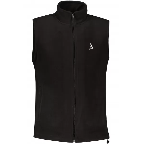  Vestă din lână pentru bărbați ALTISPORT ALM002518 ALB-NEGRU 