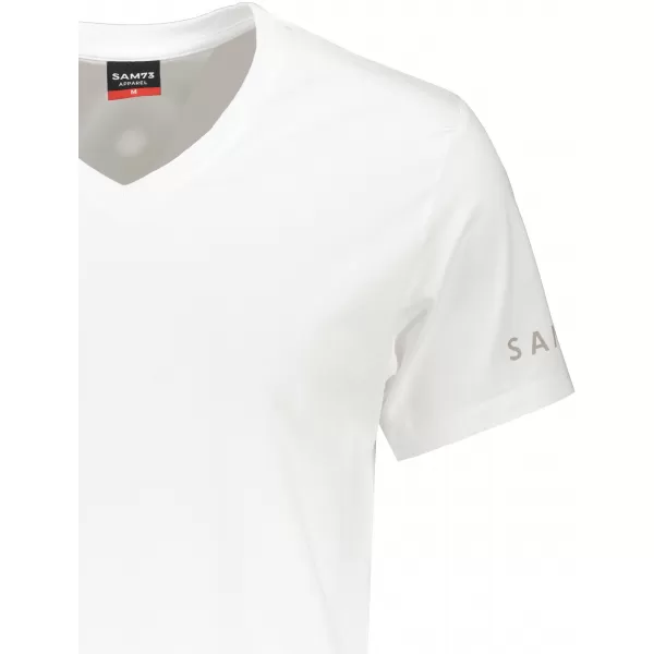  Tricou pentru bărbați cu mâneci scurte SAM 73 BLANE MT 807 ALB 