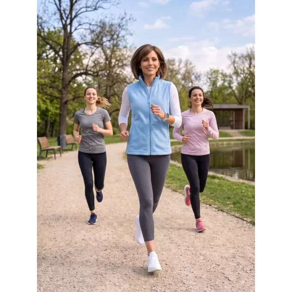  Vesta de dama fleece ALTISPORT ALW002518 AZUR 