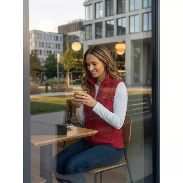  Vesta de dama fleece ALTISPORT ALW056518 BURGUNDIA 
