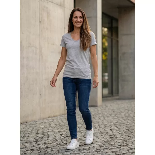  Tricou pentru femei cu mâneci scurte SAM 73 UNA WT 866 GRI 
