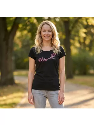 Tricou pentru femei ALTISPORT ALW128122 NEGRU ROZ