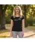 Tricou pentru femei ALTISPORT ALW128122 NEGRU ROZ