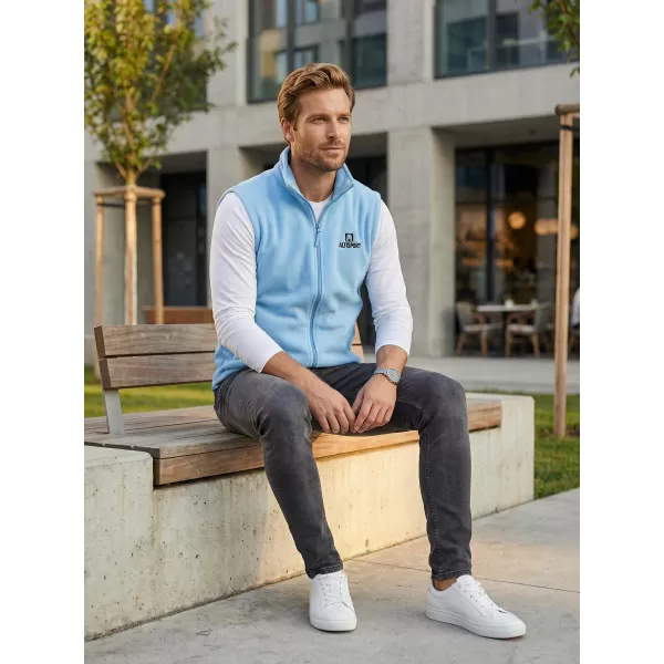  Vestă din lână pentru bărbați ALTISPORT ALM006518 AZUR 