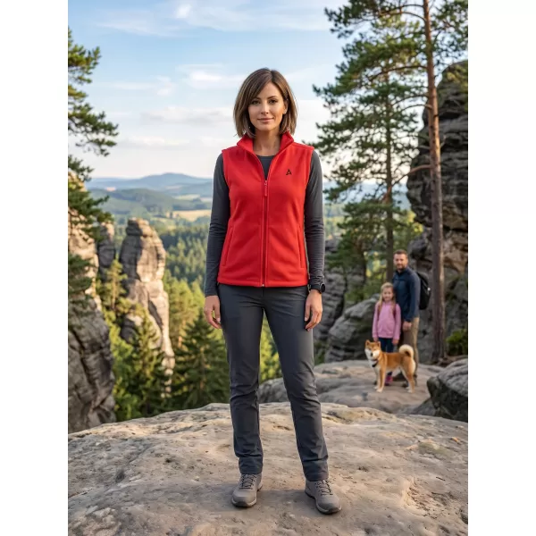  Vesta de dama fleece ALTISPORT ALW002518 ROȘU 