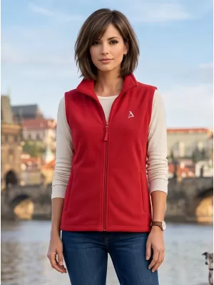 Vesta de dama fleece ALTISPORT ALW002518 BURGUNDIA
