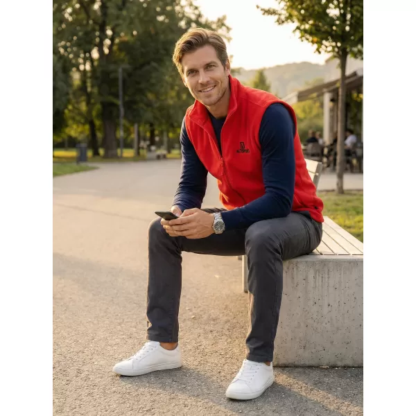  Vestă din lână pentru bărbați ALTISPORT ALM006518 ROȘU 