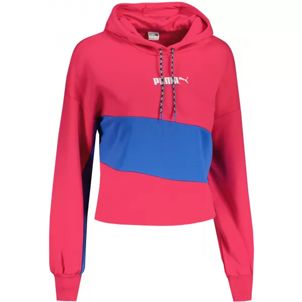  Hanorac crop top dama PUMA INTL HOODIE TR 531649-14 MOV DE SFECLĂ ROȘIE 