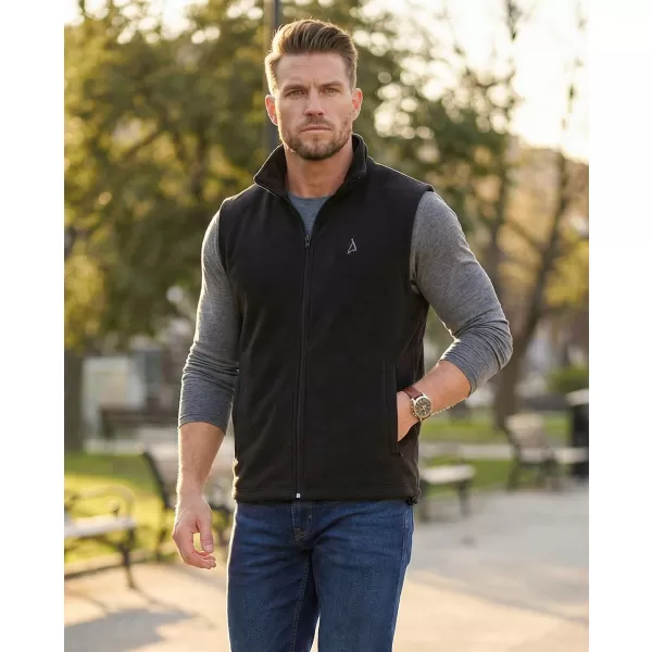  Vestă din lână pentru bărbați ALTISPORT ALM002518 NEGRU 