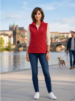 Vesta de dama fleece ALTISPORT ALW002518 BURGUNDIA