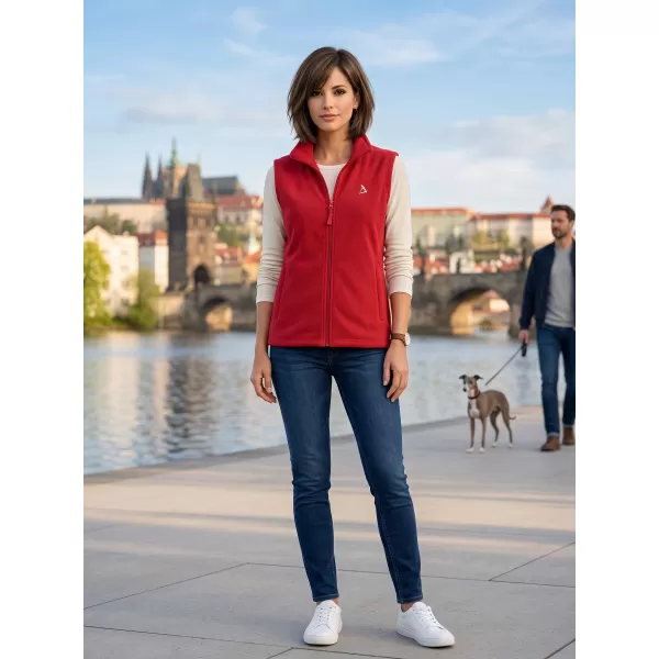  Vesta de dama fleece ALTISPORT ALW002518 BURGUNDIA 