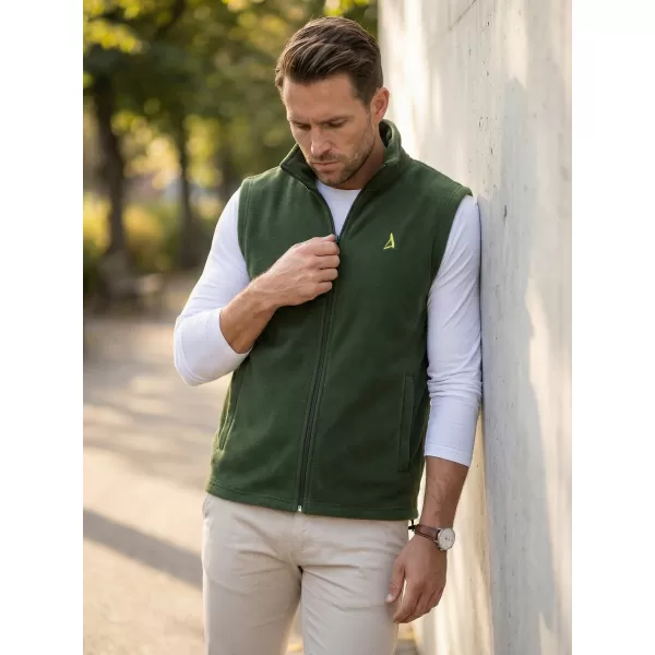  Vestă din lână pentru bărbați ALTISPORT ALM002518 STICLA VERDE 