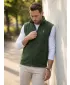 Vestă din lână pentru bărbați ALTISPORT ALM002518 STICLA VERDE