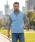 Vestă din lână pentru bărbați ALTISPORT ALM002518 AZUR