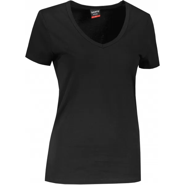  Tricou pentru femei cu mâneci scurte SAM 73 UNA WT 866 NEGRU 