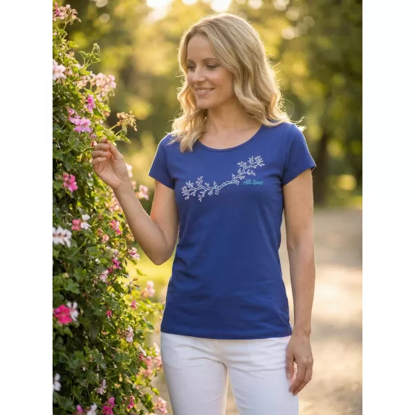  Tricou pentru femei ALTISPORT ALW128122 ALBASTRU REGAL 