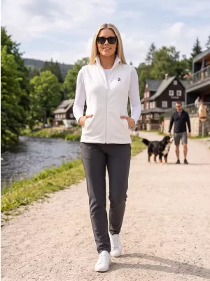 Vesta de dama fleece ALTISPORT ALW002518 ALB