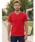 Tricou pentru bărbați cu mâneci scurte SAM 73 BLANE MT 807 ROŞU